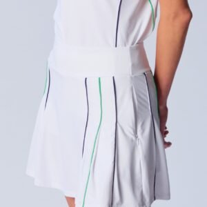Piping Skort in White